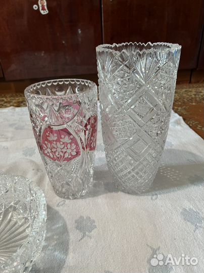 Ваза хрустальная СССР