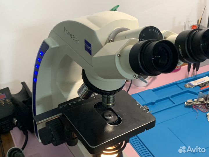Биноклурярный микроскоп zeiss Primo Star