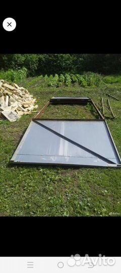 Ворота гаражные металлические бу