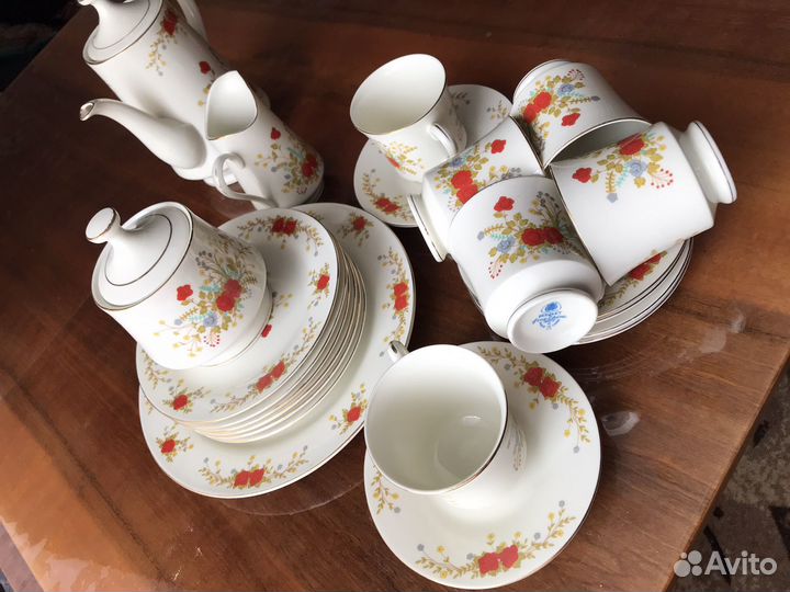 Сервиз чайный Fine China Budlet Ivory