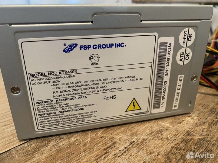 Блок питания FSP Group ATX-450PN