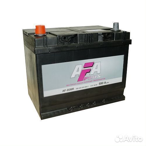 Аккумулятор автомобильный AFA AF-D26R 12В 68Ач 550