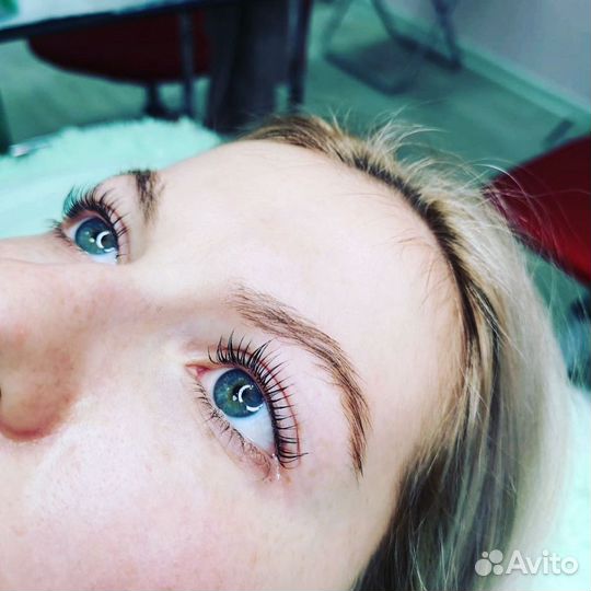 Ламинирование ресниц Архитектура бровей