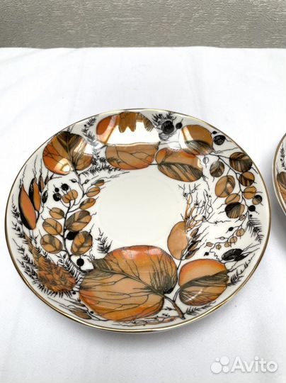 Блюдца лфз Золотая осень