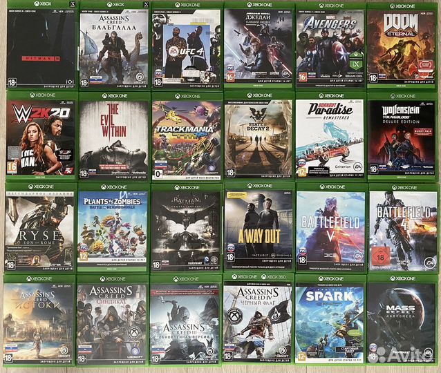 Игры на xbox one