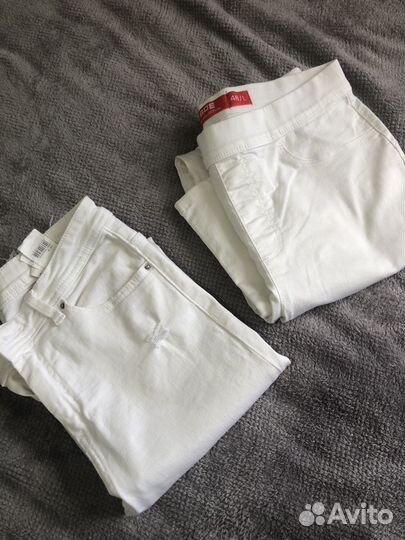 Женские белые джинсы 48/38