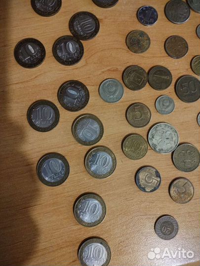 Монеты, разного периода, от 1751 до современной