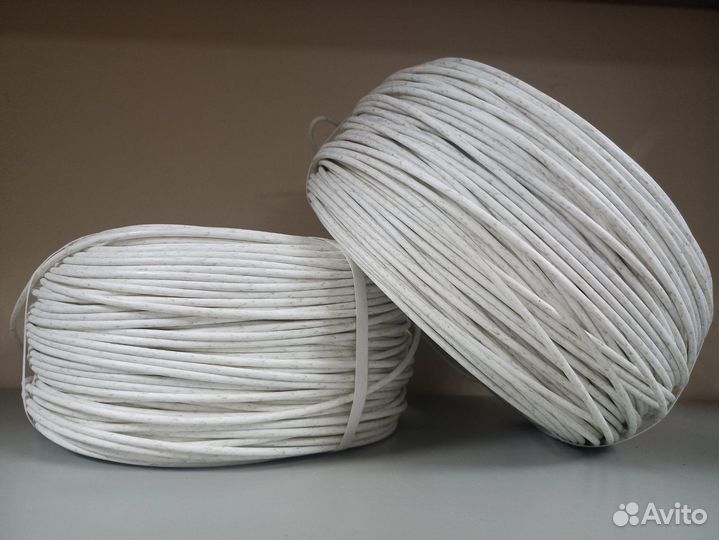 Ротанг прут белый с вкраплениями серого 4мм Гатчин