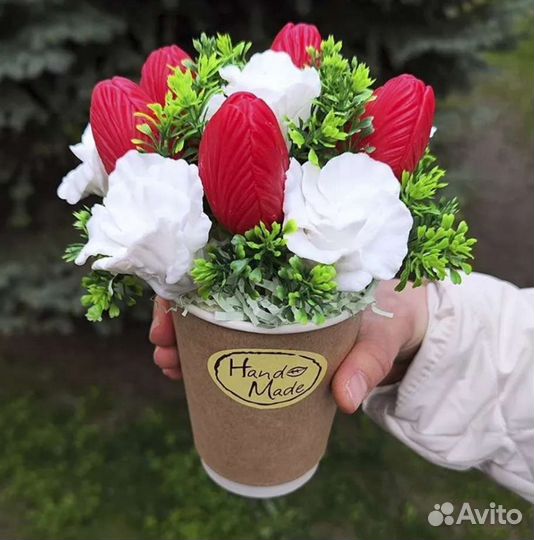 Букеты из мыла