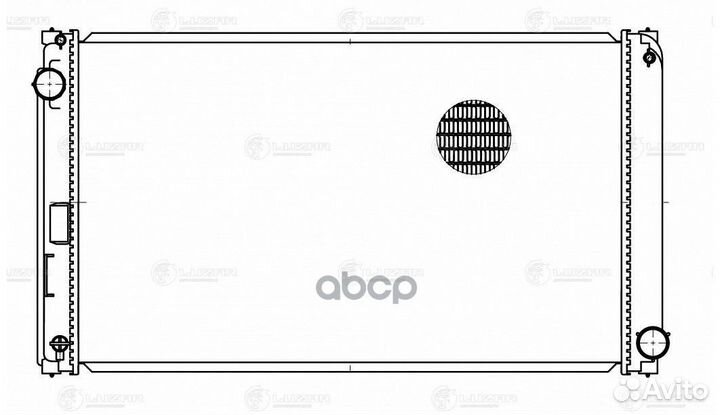 Радиатор охлаждения двигателя toyota/lexus RAV