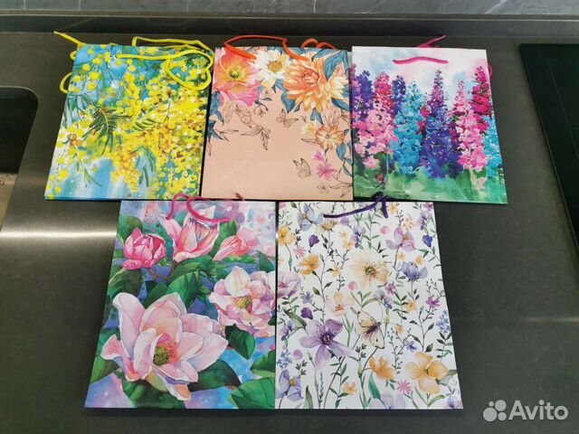 Пакет подарочный новый 18х23 см