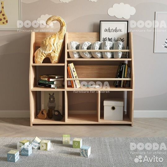 Стеллаж для игрушек Bummi 5 Монтессори