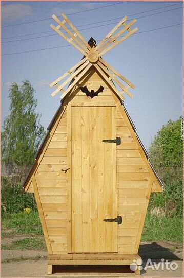 Дачный туалет с кошкой ужэ 575