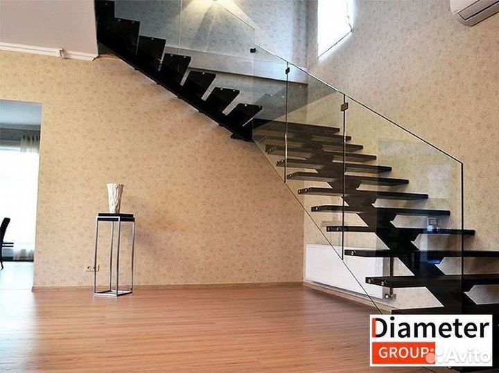 Надежная лестница на металлокаркасе