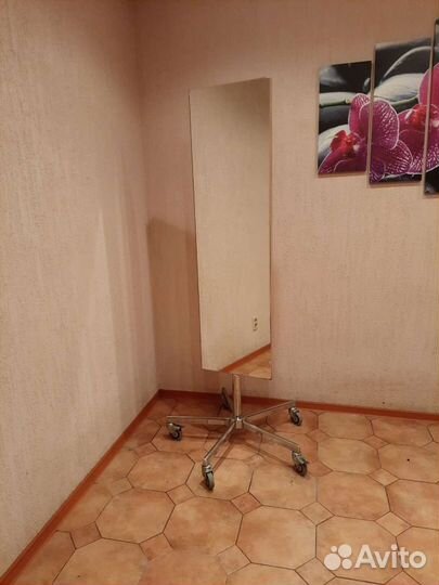 Зеркало напольное на колесах (Швеция)