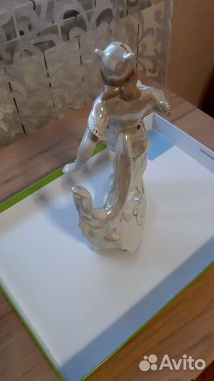 Статуэтка женщина кошка 70-ые