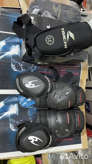 Мото наколенники гелевые taichi