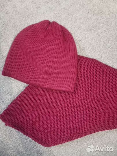 Комплект шапка и косынка