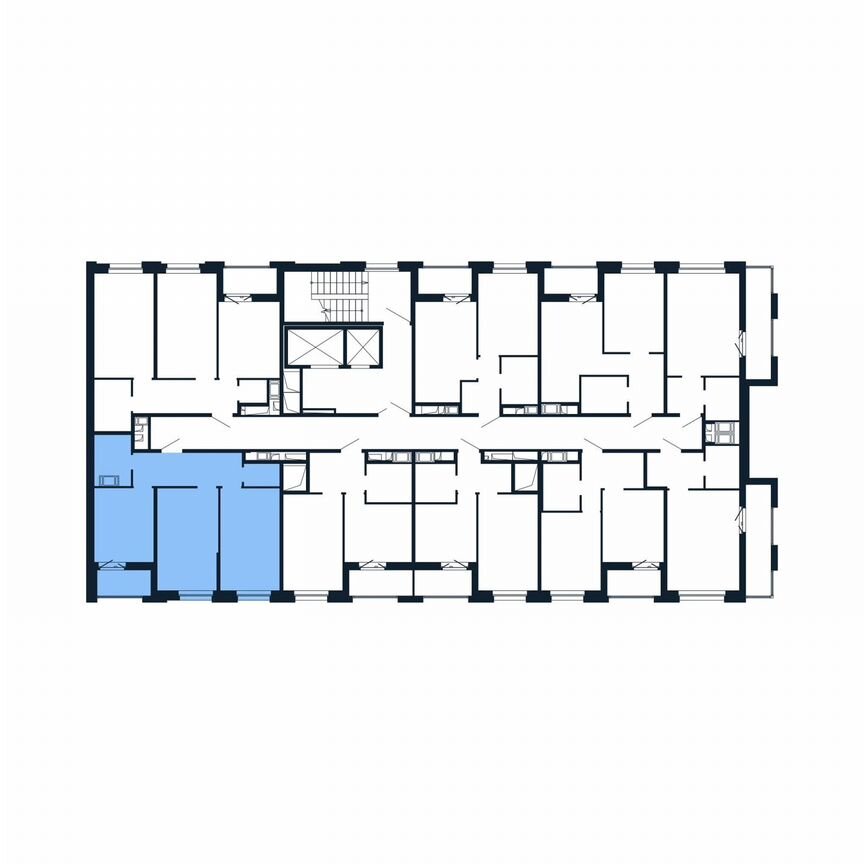2-к. квартира, 55 м², 10/12 эт.