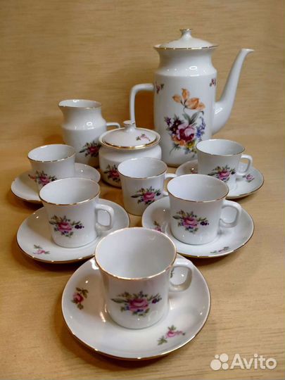 Сервиз кофейный Чехословакия