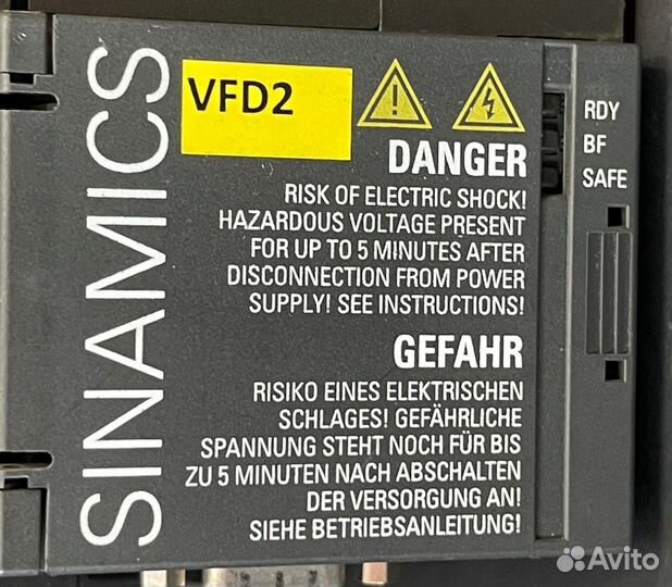 Частотник 1.5 KW Siemens 6SL3210-1KE14-3UP0, 1 шт