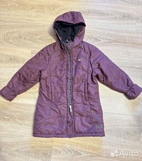 Пальто демисезонное для девочки jack wolfskin 116