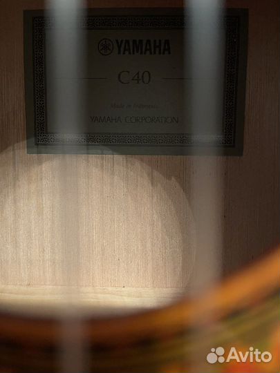 Гитара yamaha c40 Индонезия