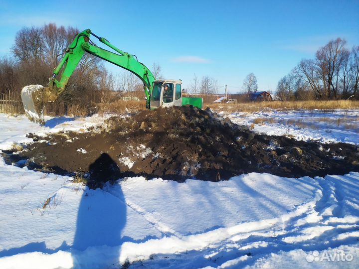 Услуги гусеничного экскаватора