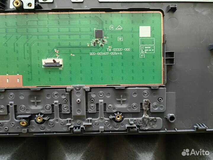 Топ-панель HP 15-bs серая