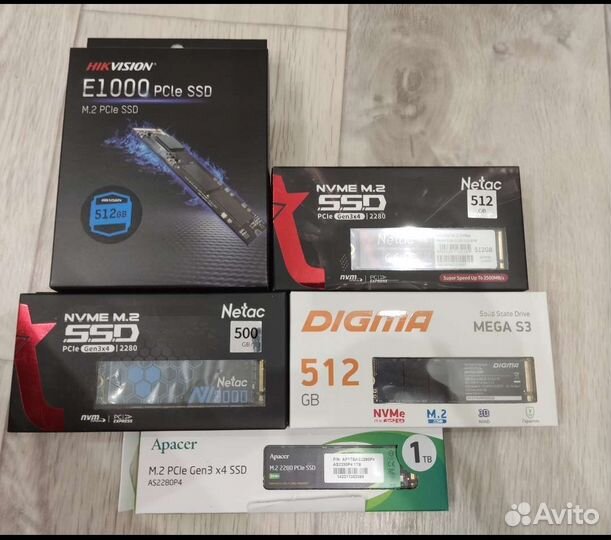 Жесткий диск ssd m2 nvme