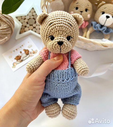 Мишка ручная работа