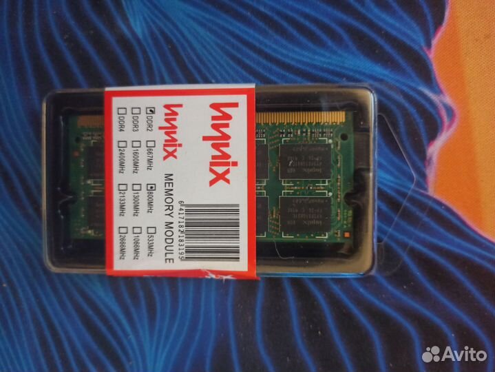 Ddr2 2gb hynix 1планка