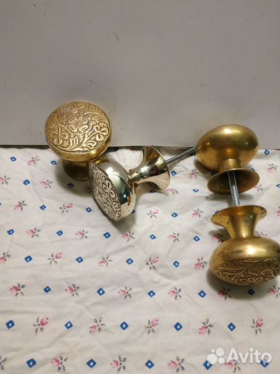 Ручки дверные латунь