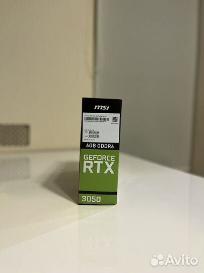 Видеокарта Nvidia MSI RTX 3050 ventus 2x 6GB
