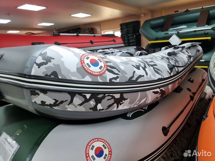 Лодка mishimo (мишимо) PRO 430 камуфляж зимний