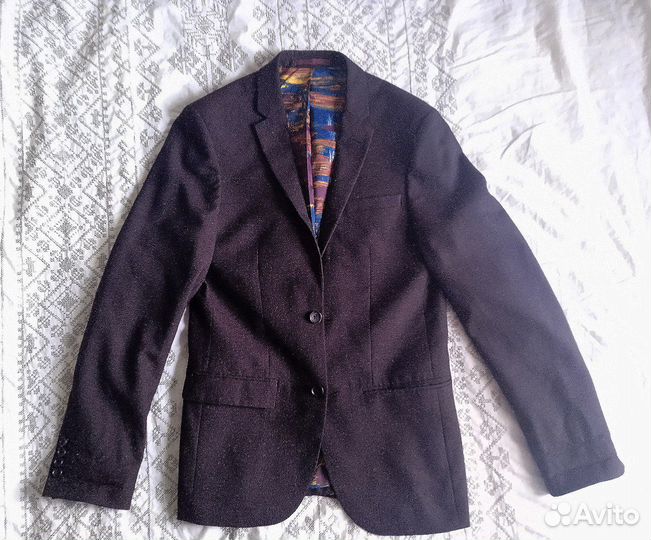 Шерстяной пиджак River Island и брюки в клетку