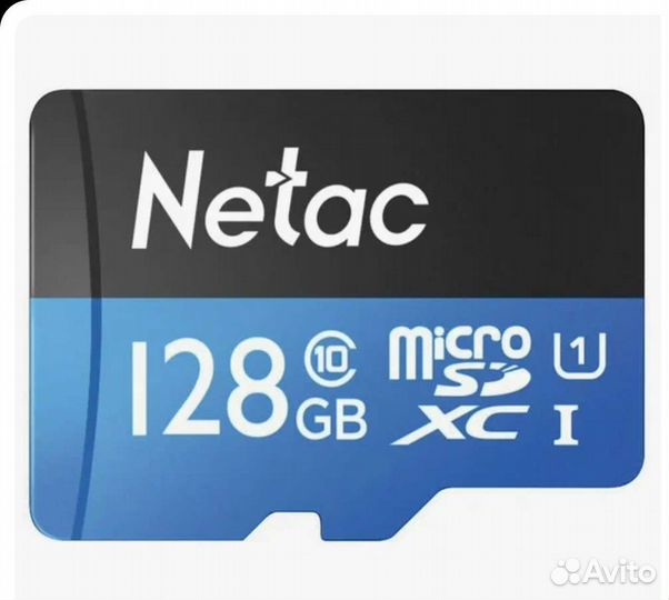 Карта памяти Netac microsdxc128GB Class 10 P500
