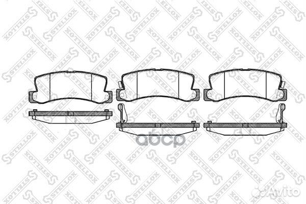 225 022-SX 214 22214 14224551 колодки диско