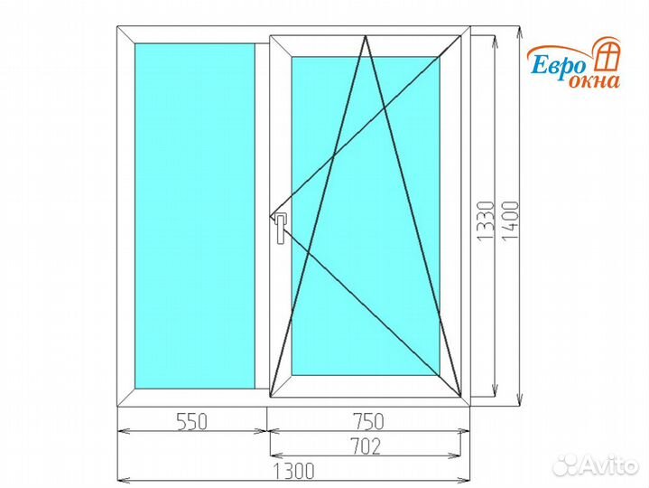 Окна пластиковые не б/у