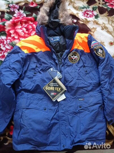 Пуховик зимний мчс