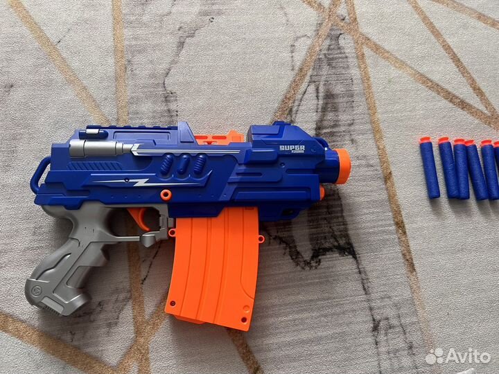 Бластер многозарядный с пульками
