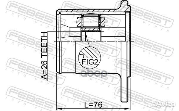 Шрус 0711-SX4R 0711-SX4R Febest