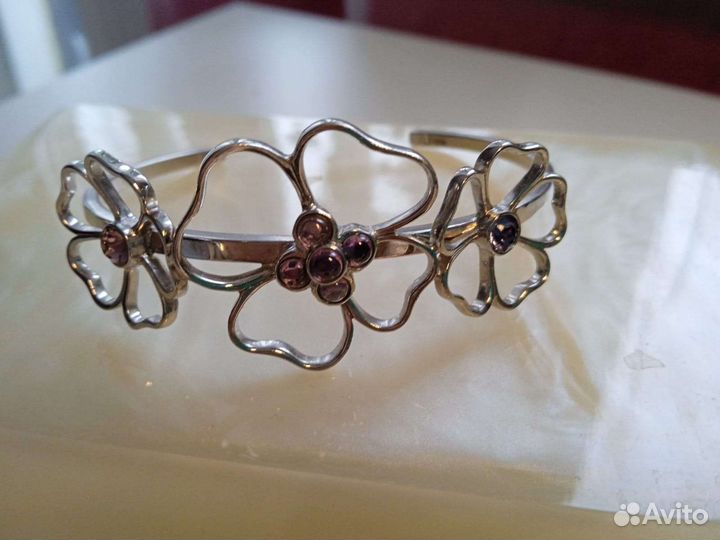 Nina Ricci браслет 925 проба серебро