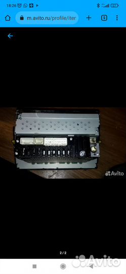 Магнитола 2 дин бу на Камри 40