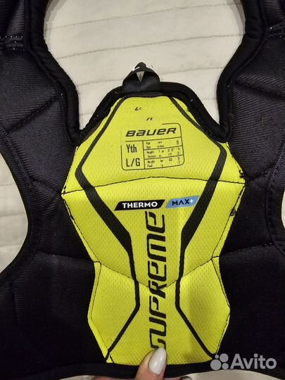 Нагрудник хоккейный bauer 2s pro детский