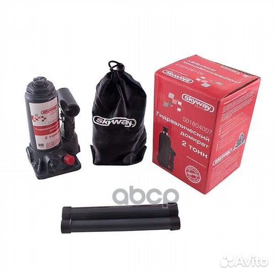 Домкрат гидравлический бутылочный skyway с клап