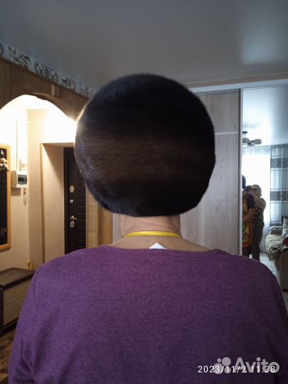 Шапка норковая женская новая