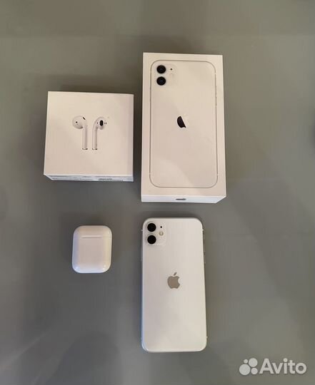 iPhone 11 128 + airpods
