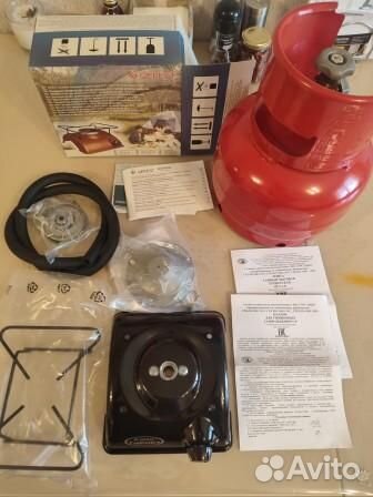 Газовая туристическая плита пгт1-Б с рдсг1-1,2