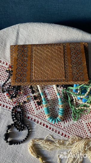 Винтажные бусы шкатулки Псков Минск